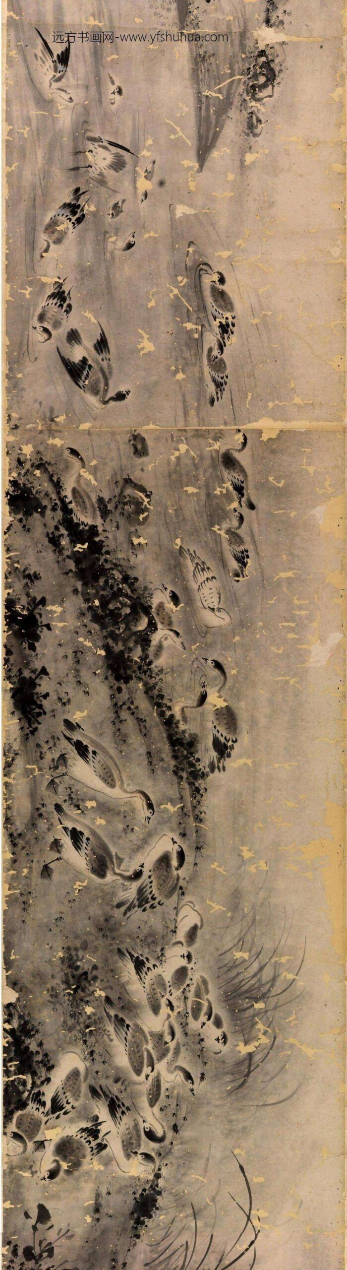 阳鸟攸居图卷_