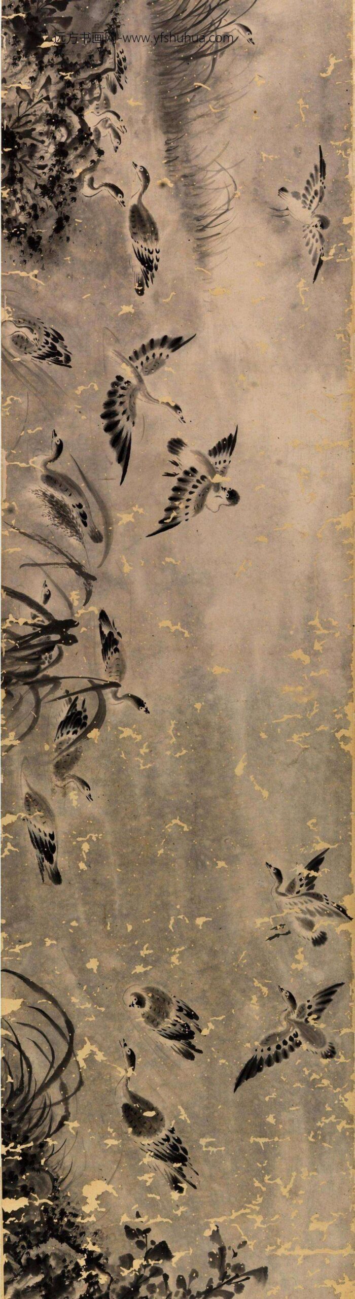 阳鸟攸居图卷_