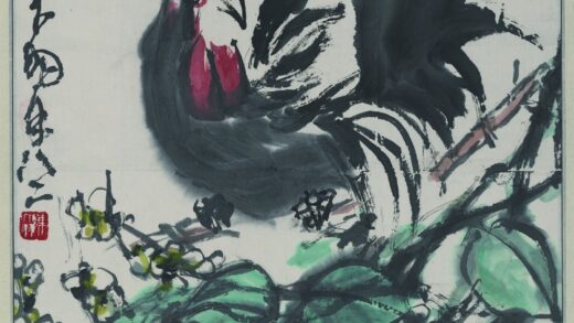 陈大羽 雄鸡图轴 1.jpg