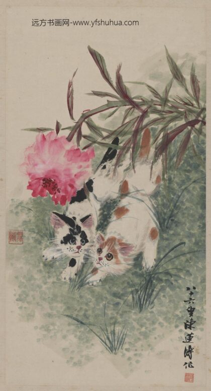 陈莲涛 双猫图.jpg
