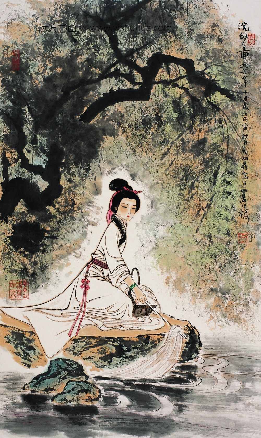 顾炳鑫_浣纱图