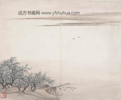 顾鹤庆 梅下渔父图.jpg