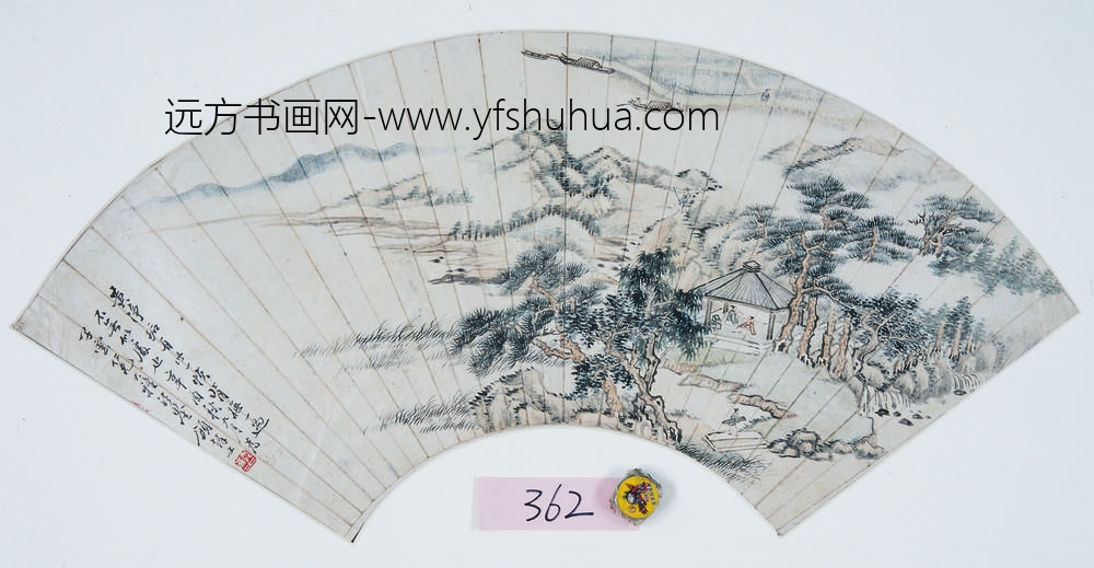 顾麟士_扇面