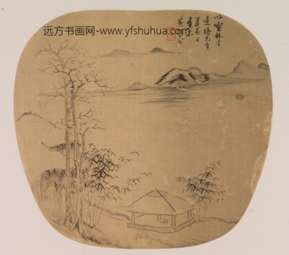 黄培芳 仿倪瓒山水图.jpg