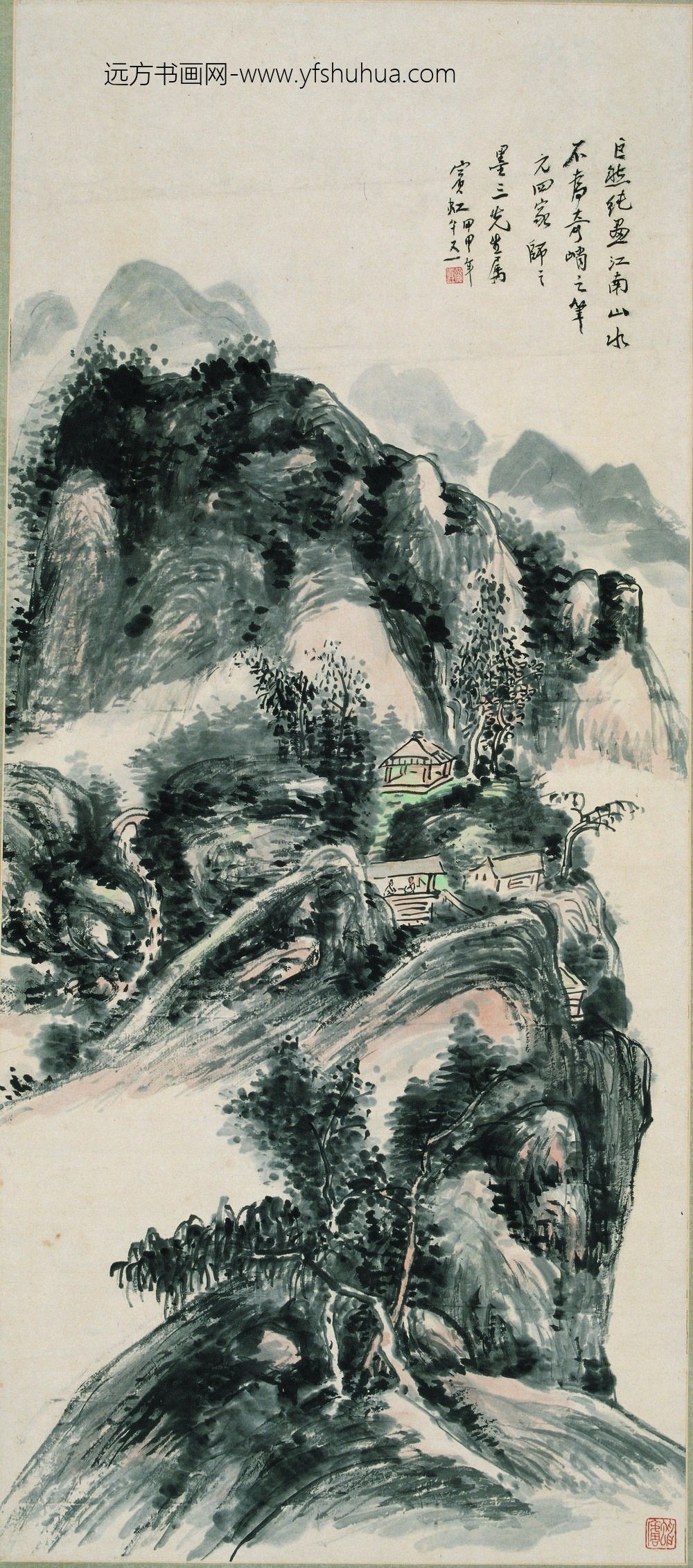 黄宾虹_山水图-