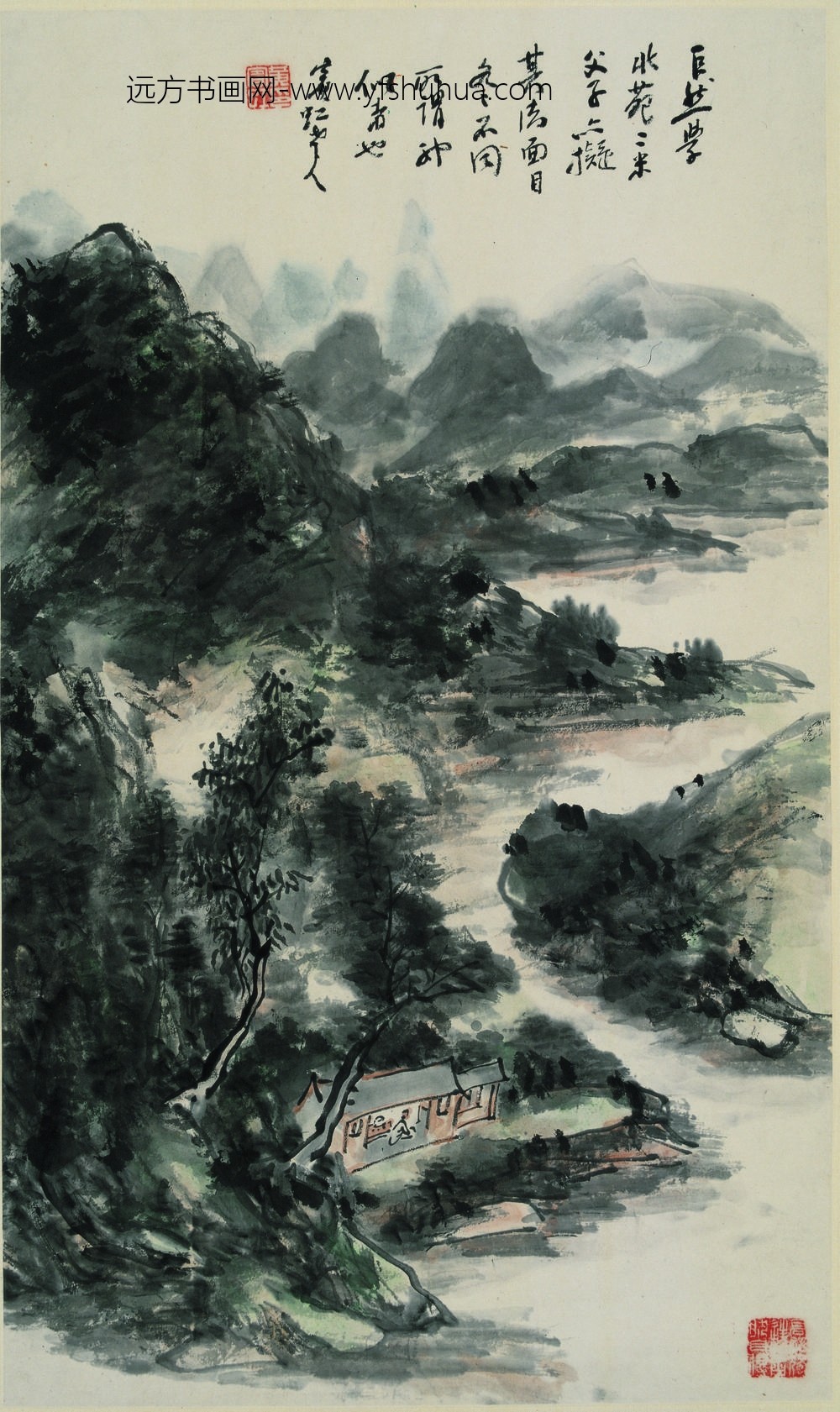 黄宾虹_山水图-
