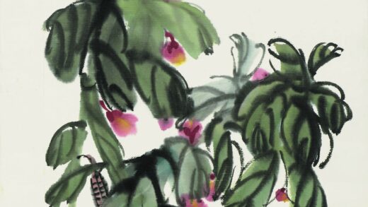 齐白石 丝瓜蜜蜂.jpg
