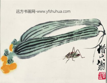齐白石 丝瓜蝈蝈.jpg