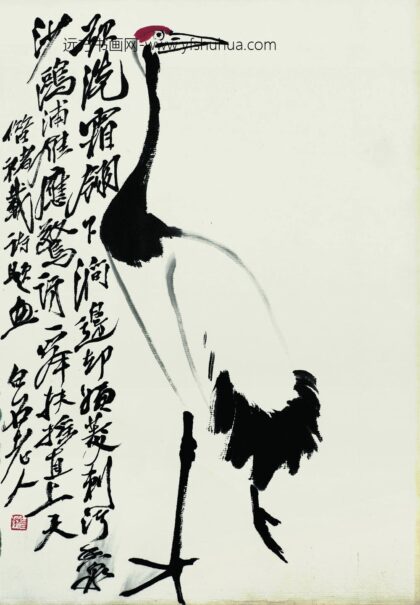 齐白石 丹顶鹤.jpg