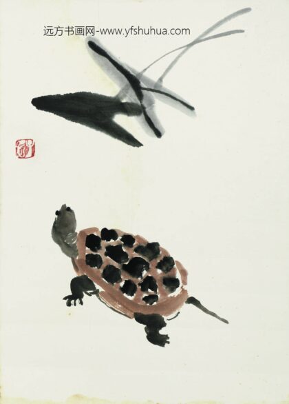 齐白石 乌龟菱角.jpg