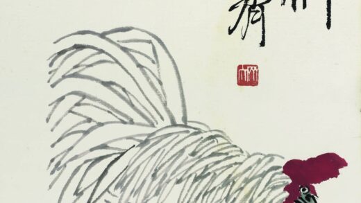 齐白石 吉祥白鸡.jpg