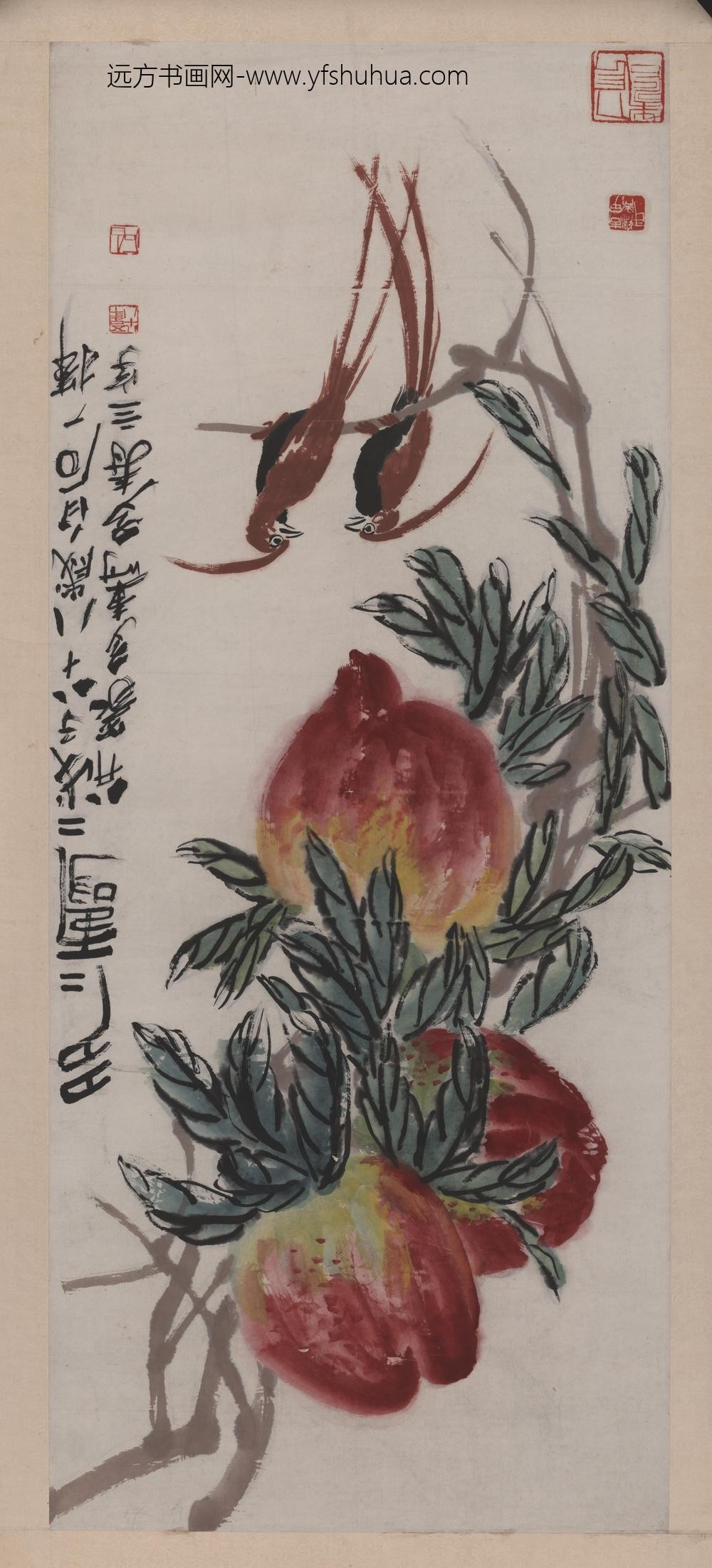 齐白石_多寿图-