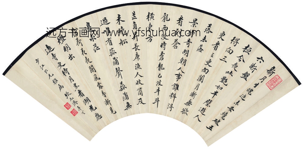 齐白石_曹克家耄耋图扇(另面）