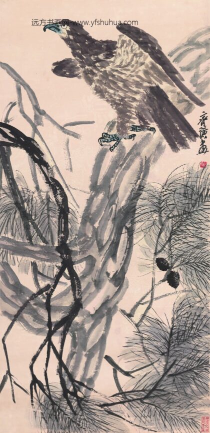 齐白石 松鹰图 1.jpg