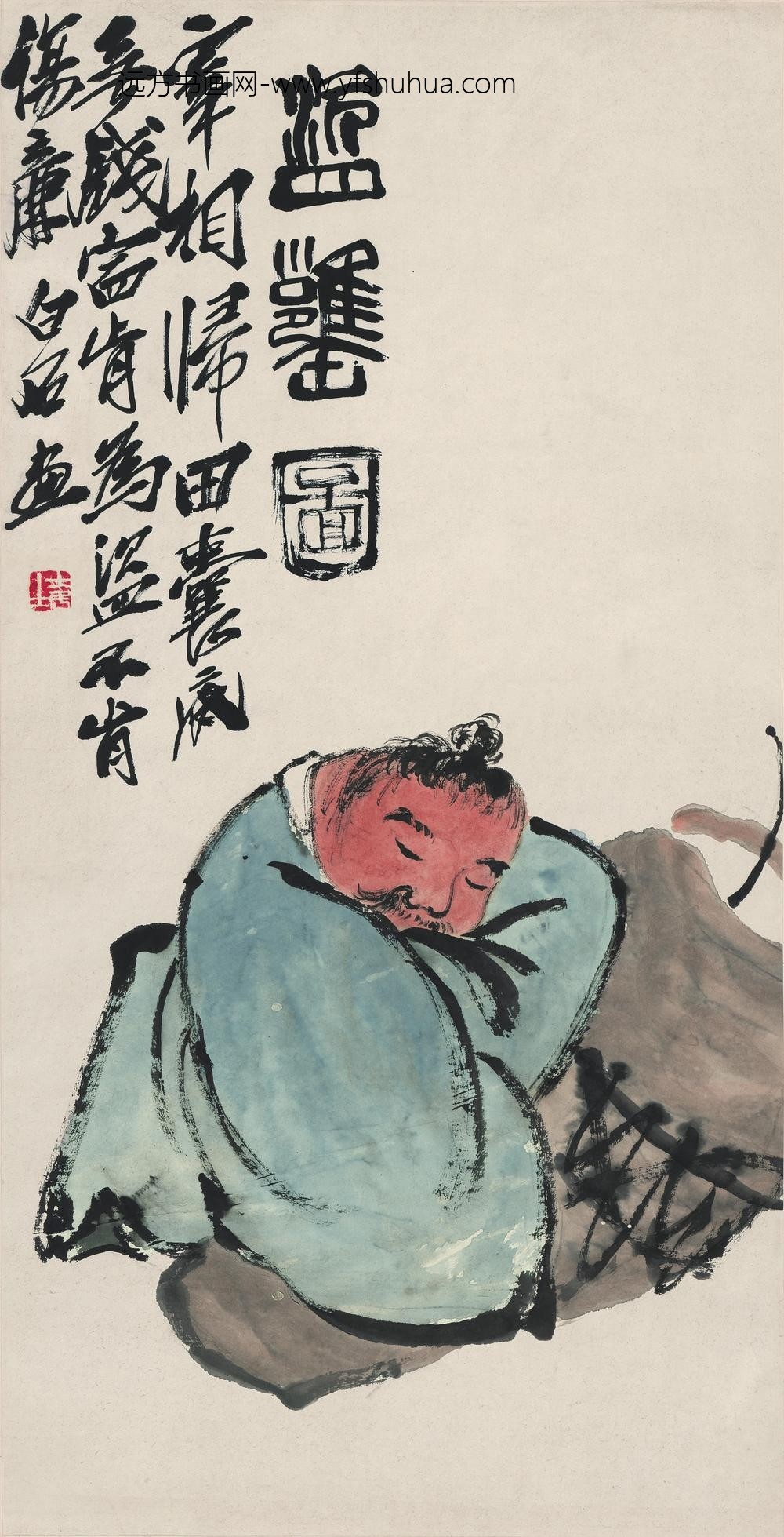 齐白石_盗磬图