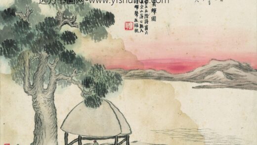 齐白石 石门二十四景图 槐荫莫蝉图.jpg