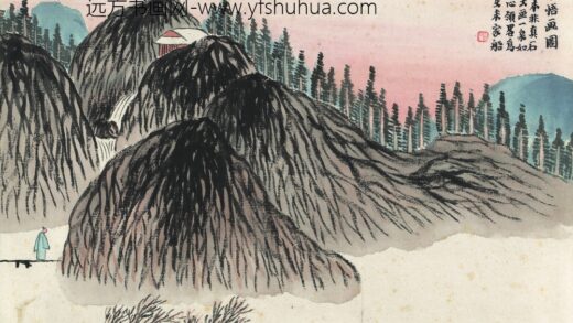 齐白石 石门二十四景图 石泉悟画图.jpg