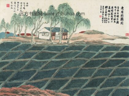 齐白石 石门二十四景图 老屋听鹂图.jpg