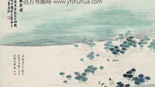 齐白石 石门二十四景图 藕池观鱼图.jpg