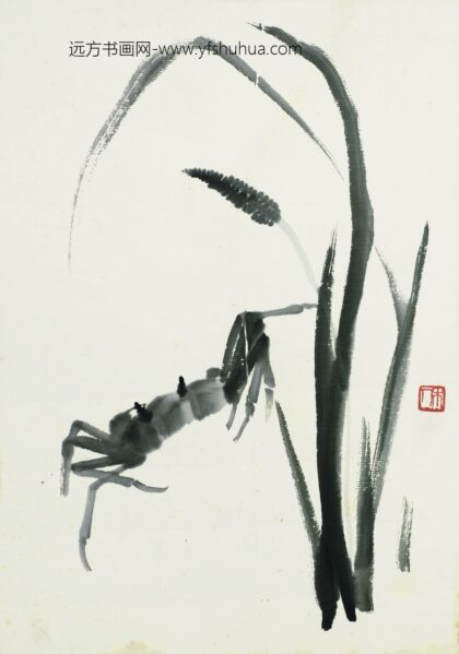 齐白石 芦苇螃蟹 1.jpg