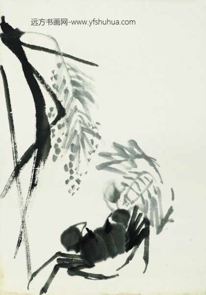 齐白石 芦苇螃蟹 2.jpg