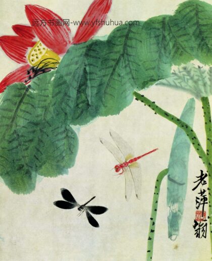 齐白石 荷花蜻蜓.jpg