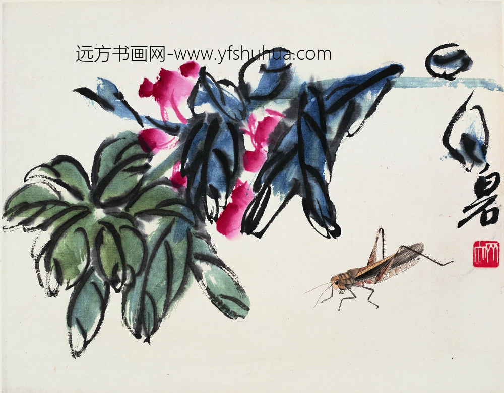 齐白石_蚂蚱图