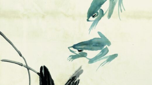 齐白石 鱼虾册页三蛙菖蒲.jpg