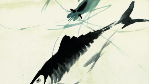 齐白石 鱼虾册页鳊鱼青虾细鱼.jpg