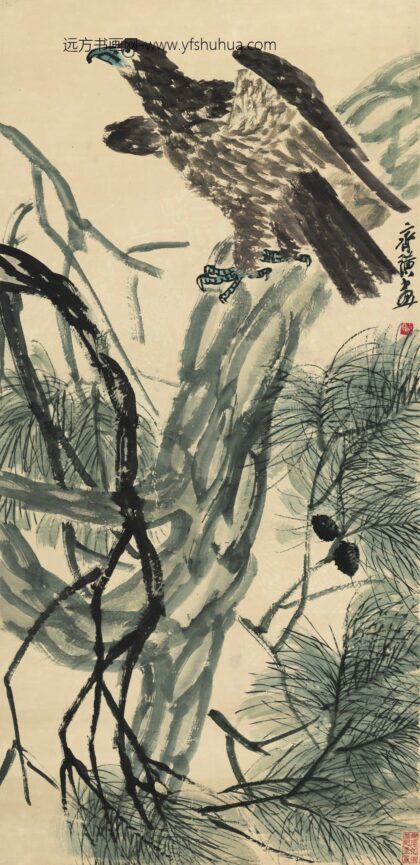 齐白石 鹰.jpg