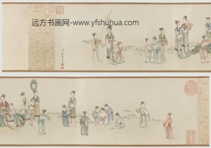 丁观鹏 宫女婴戏图卷.jpg