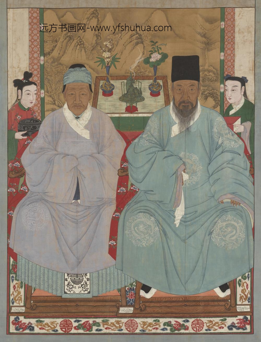 二老合像图
