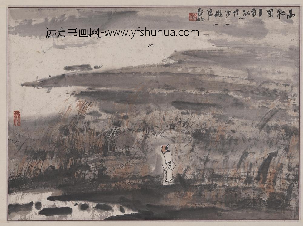 亚明_四条屏冬