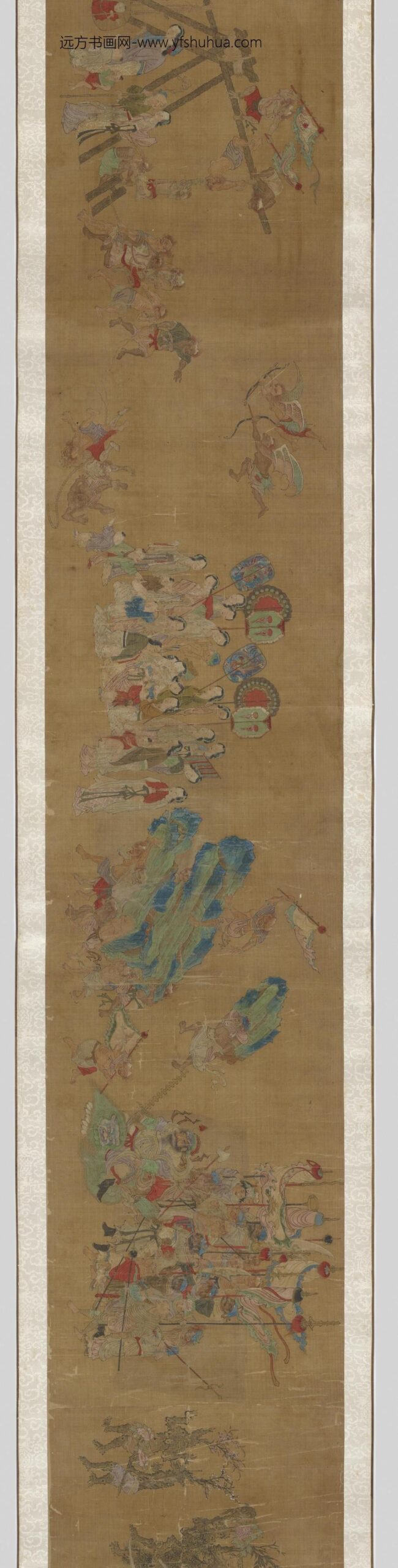 仇英_揭钵图卷_