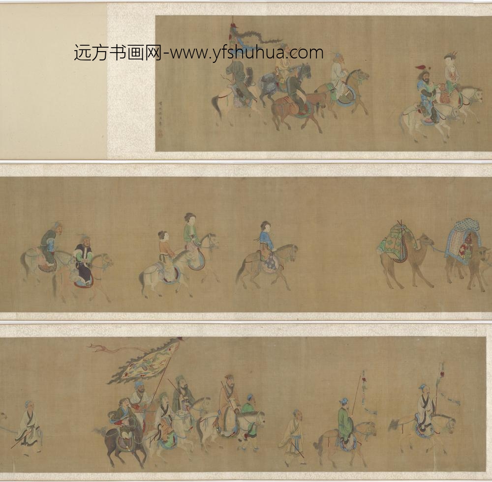 仇英_蔡文姬归汉图卷