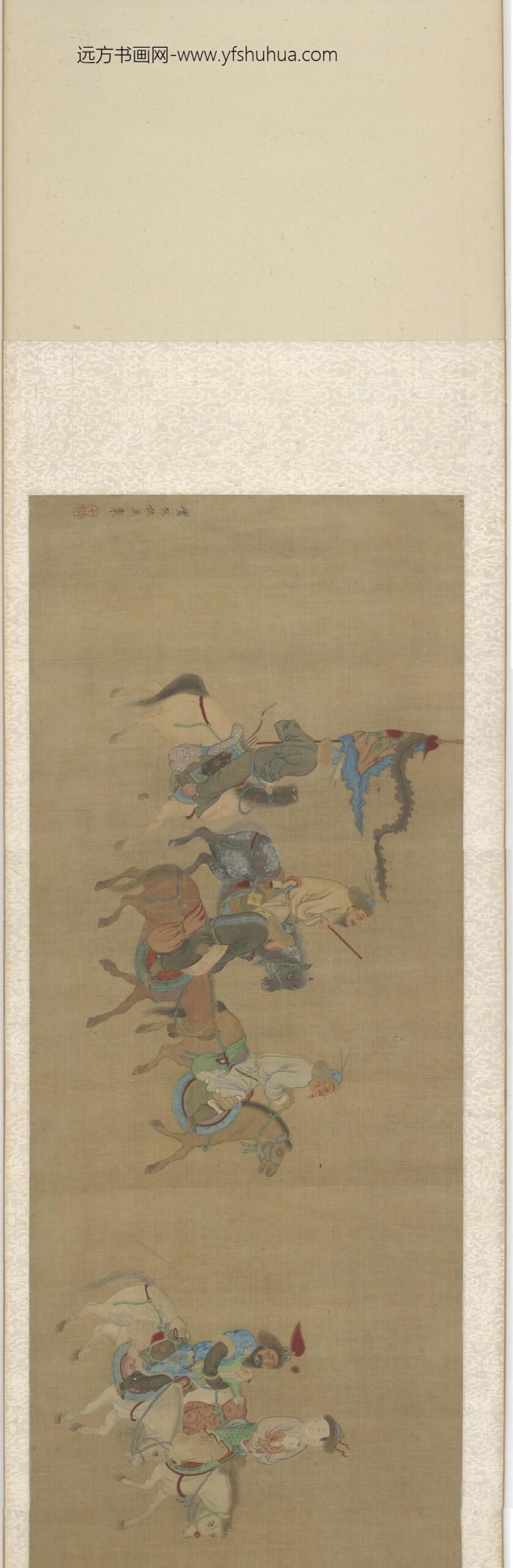 仇英_蔡文姬归汉图卷_