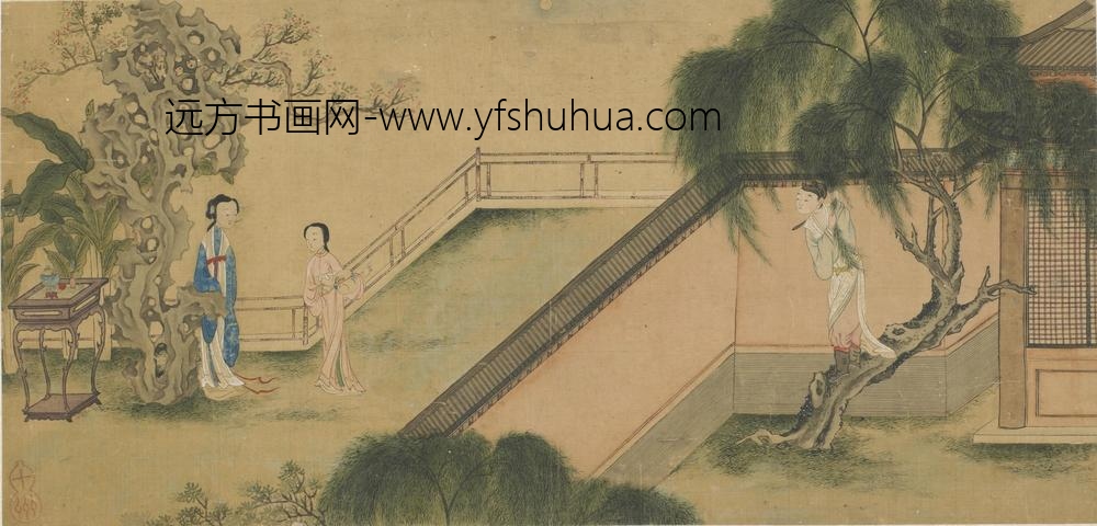 仇英_西厢记图册_