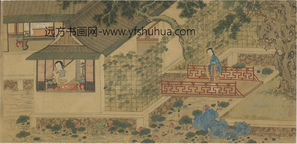 仇英_西厢记图册_