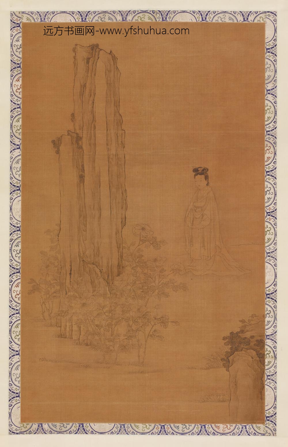 仕女观花图