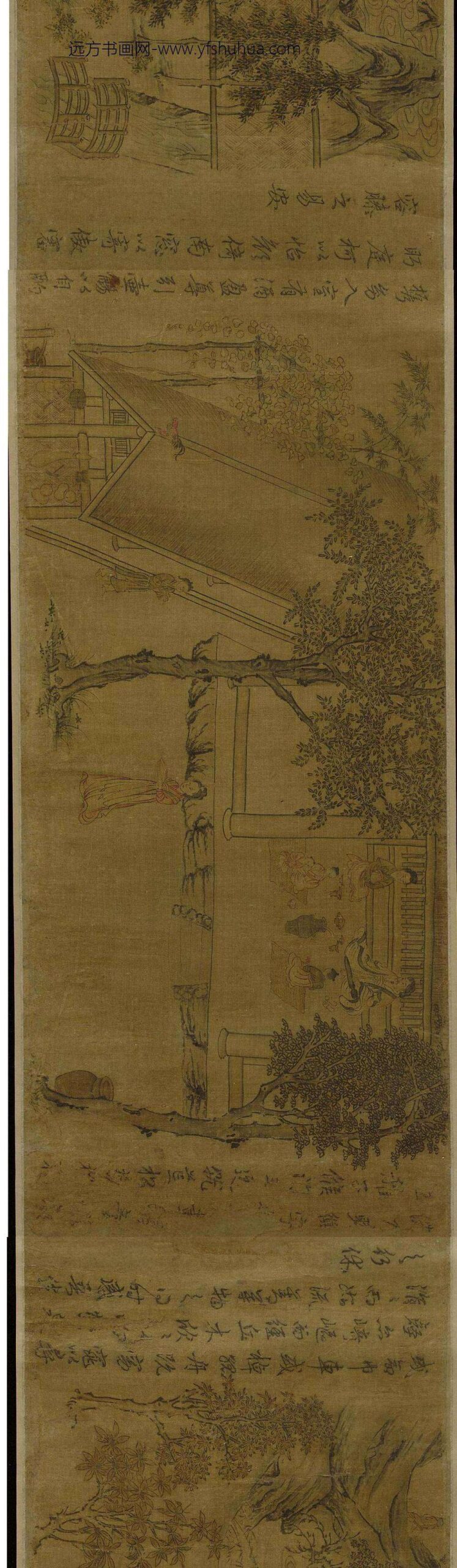仿陶渊明归去来图卷_