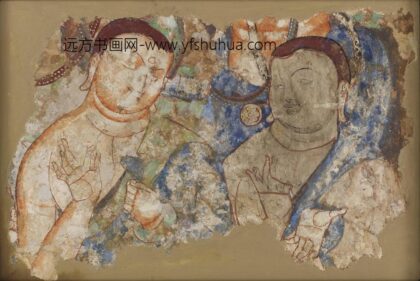 佚名 双僧谈禅图（壁画）.jpg