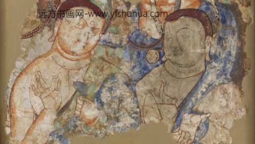 佚名 双僧谈禅图（壁画）.jpg