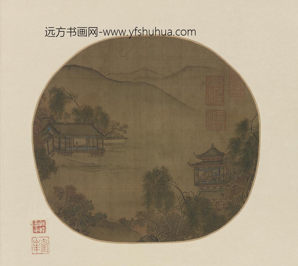 佚名_山溪亭榭图