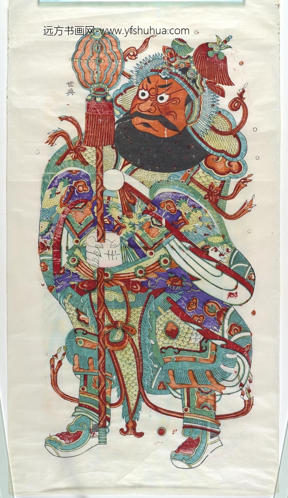 佚名_年画门神（世兴）