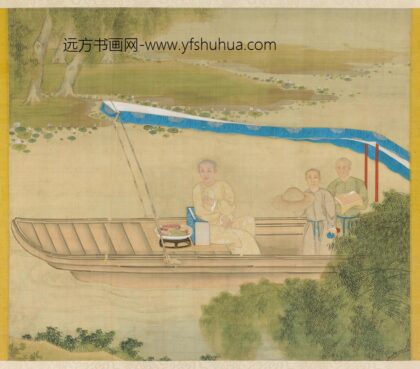 佚名 怡亲王胤祥泛舟行乐图.jpg