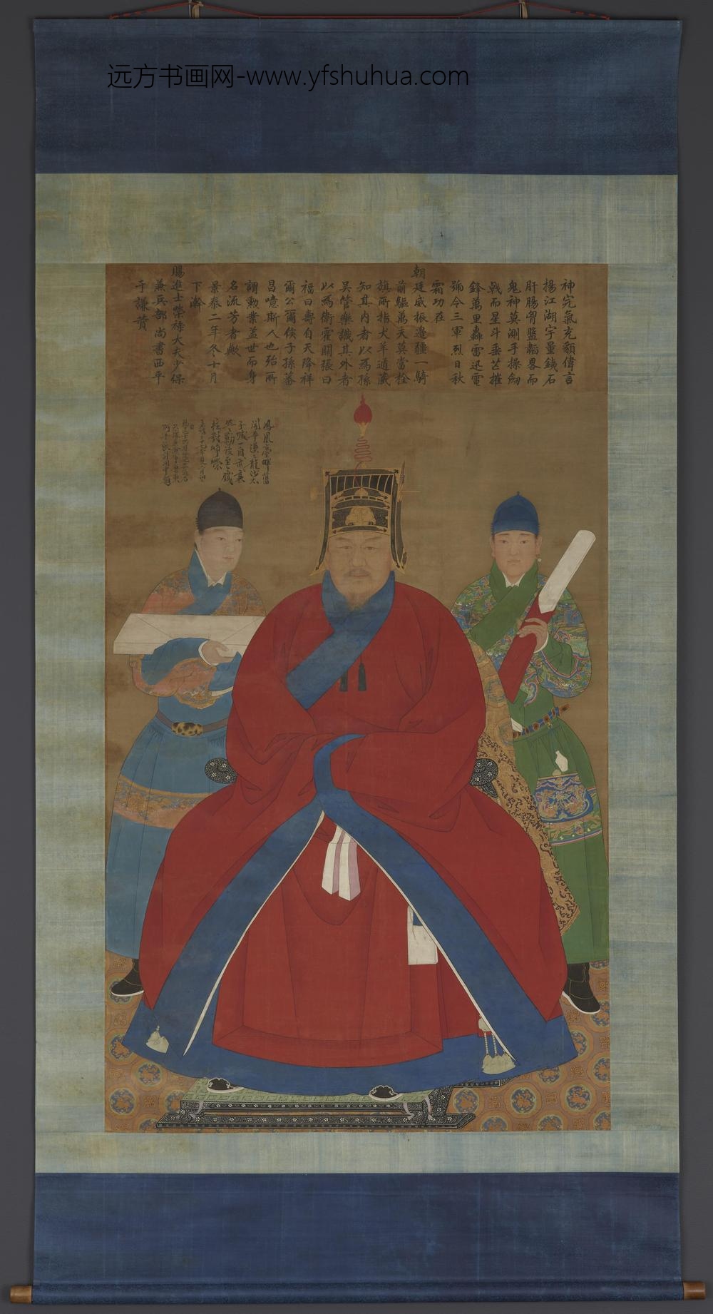 佚名_明颖国武襄公杨洪肖像