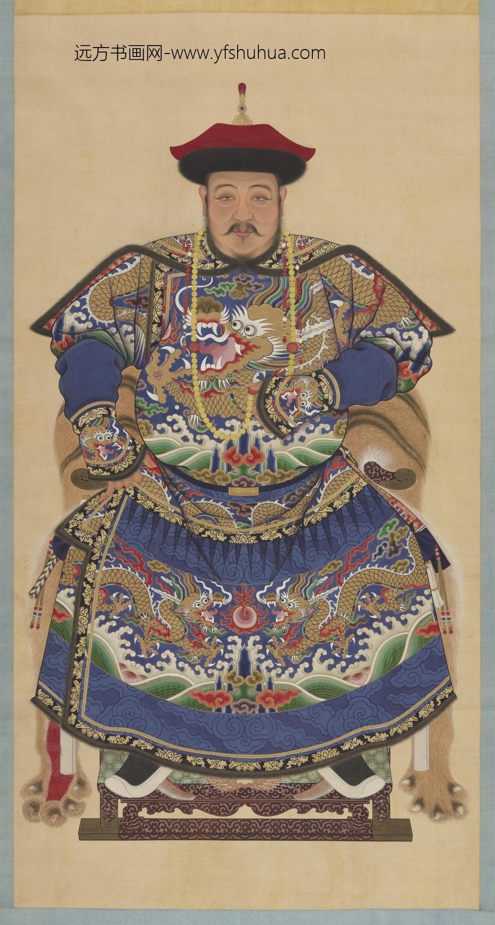 佚名_清人冬朝服官员肖像