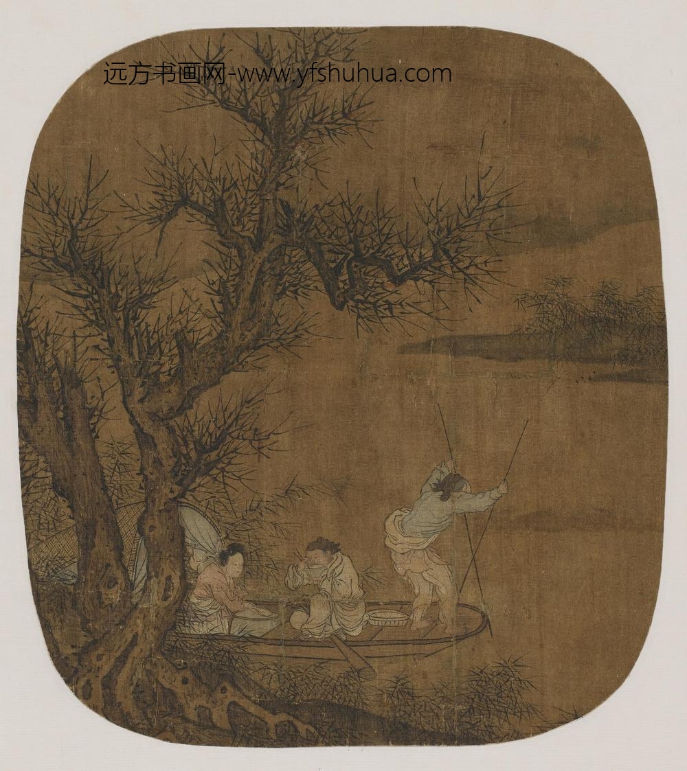 佚名_舟中宴乐图