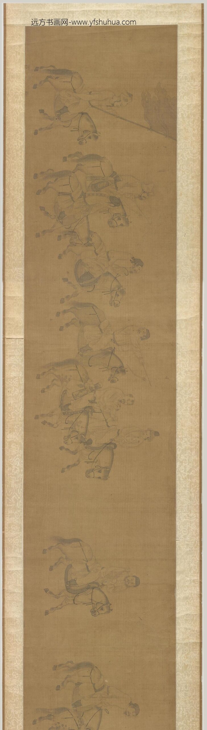佚名_蔡文姬归汉图卷_