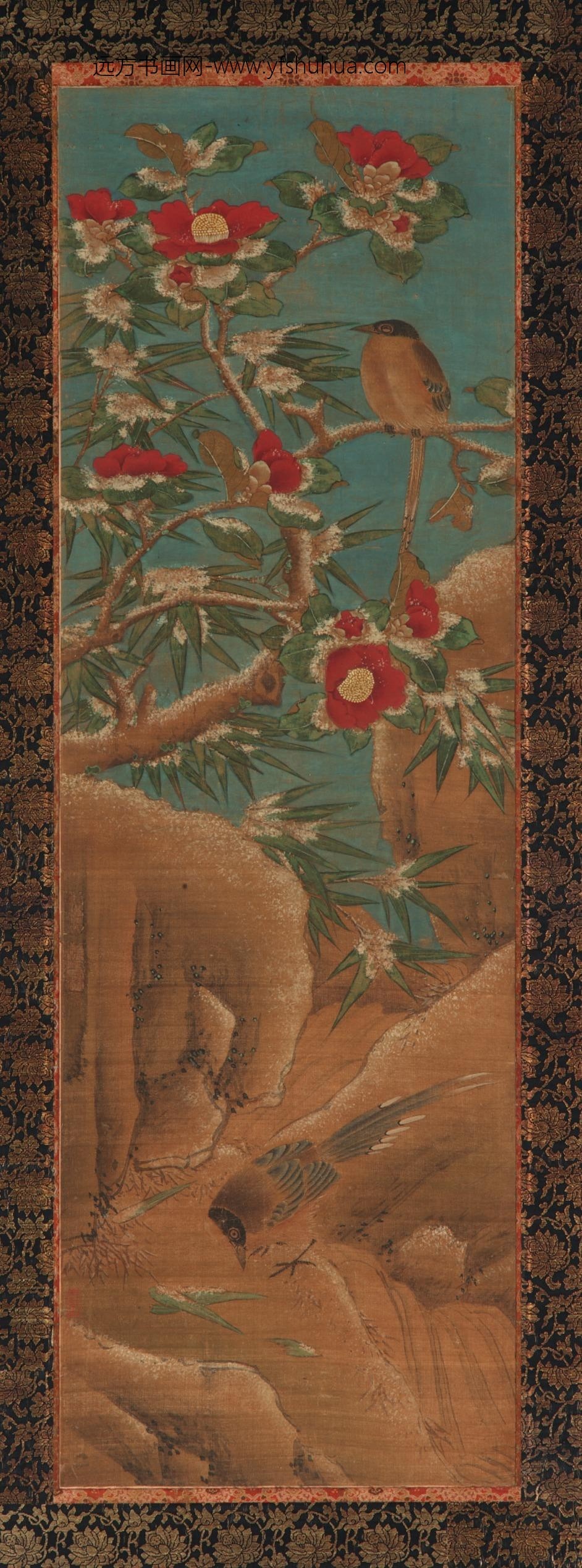 佚名_雪鹊山茶
